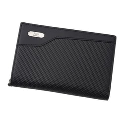 Neu Interesse（ノイインテレッセ） イクス 二つ折り財布（縦型L字ラウンドファスナー札入れ） ブラック×ブラック 339101