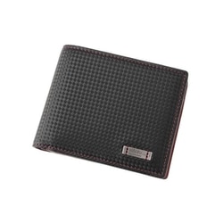 Neu Interesse（ノイインテレッセ） ナハト 二つ折り財布（ベロ・小銭入れ付き札入れ） ブラック×レッド 354101