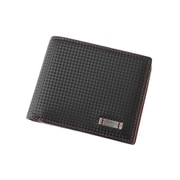 Neu Interesse(ノイインテレッセ) ナハト 二つ折り財布(ベロ・小銭入れ付き札入れ) ブラック×レッド 354101
