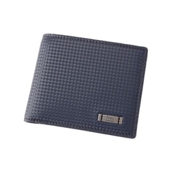 Neu Interesse（ノイインテレッセ） ナハト 二つ折り財布（小銭入れ付き札入れ） ネイビー×チョコ 354205