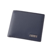 Neu Interesse(ノイインテレッセ) ナハト 二つ折り財布(小銭入れ付き札入れ) ネイビー×チョコ 354205