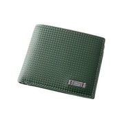 Neu Interesse(ノイインテレッセ) ナハト 二つ折り財布(小銭入れ付き札入れ) グリーン×ブラック 354206