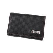 Neu Interesse(ノイインテレッセ) ナハト 三つ折り財布(キーケース対応) ブラック×レッド 354301