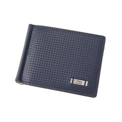 Neu Interesse（ノイインテレッセ） ナハト 札ばさみ/マネークリップ ネイビー×チョコ 354405