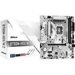 ASRock LGA1700 Intel B760 Micro ATX マザーボード B760M-HDV/M.2