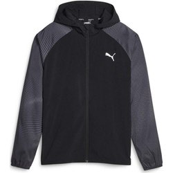 RUN FAVORITE AOP ウーブンジャケット 524510 01 PUMA Black Mサイズ [ランニングウェア ジャケット メンズ]