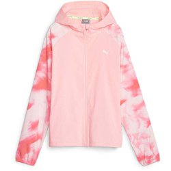 RUN FAVORITE AOP ウーブンジャケット 524534 62 Koral Ice Lサイズ [ランニングウェア ジャケット レディース]