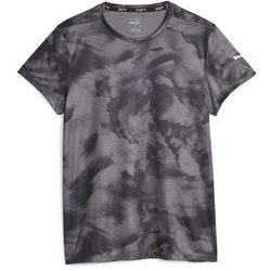 RUN FAVORITE AOP Tシャツ 524573 01 PUMA Black-AOP Lサイズ [ランニングウェア シャツ レディース]
