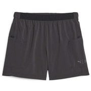 FIRST MILE 5インチウーブンショーツ 524527 01 PUMA Black Sサイズ [ランニングウェア ショートパンツ メンズ]
