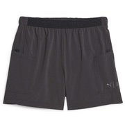 FIRST MILE 5インチウーブンショーツ 524527 01 PUMA Black XLサイズ [ランニングウェア ショートパンツ メンズ]