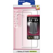 Galaxy Z Fold5用 ケース ハード カバー 衝撃吸収 軽量 薄型 カメラレンズ保護設計 ワイヤレス充電可 UVコート 極み設計 クリア PM-G235PVKCR