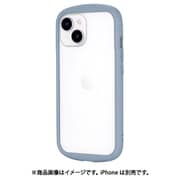 LN-IM23PLCBL [iPhone 15/14 耐衝撃ハイブリッドケース 「Cleary」 スモークブルー]