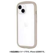 LN-IM23PLCBG [iPhone 15/14 耐衝撃ハイブリッドケース 「Cleary」 ベージュ]
