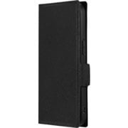 LN-IM23BSLBK [iPhone 15/14 薄型・軽量PUレザー手帳ケース 「BOOK SLIM&LITE」 ブラック]