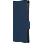 LN-IM23BSLNV [iPhone 15/14 薄型・軽量PUレザー手帳ケース 「BOOK SLIM&LITE」 ネイビー]
