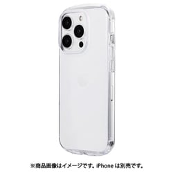 LN-IP23CRDCL [iPhone 15 Pro 耐衝撃ラウンドソフトケース 「UTILO Round」 クリア]