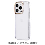 LN-IP23CSDGD [iPhone 15 Pro スタンド搭載ハイブリッドケース 「UTILO Cam Stand」 ゴールド]