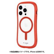 LN-IP23VMCRD [iPhone 15 Pro 高速充電対応・耐傷・耐衝撃ハイブリッドケース 「ViAMO charge」 レッド]