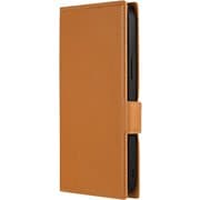 LN-IA23BWPLCA [iPhone 15 Plus/14 Plus 薄型・軽量PUレザー手帳ケース 「BOOK SLIM&W POCKET」 キャメル]