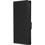 LN-IL23BSLBK [iPhone 15 Pro Max 薄型・軽量PUレザー手帳ケース 「BOOK SLIM&LITE」 ブラック]