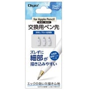 Apple Pencil / TPEN-001 交換用ペン先 透明 金属製 3個入 TPEN-PS03