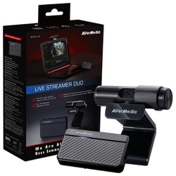 Live Streamer Duo フルHDゲームキャプチャ― ストリーミング配信 スタートキット フルHD対応 ゲームキャプチャ + Webカメラセット （英語パッケージ・日本国内メーカー保証付き） BO311D