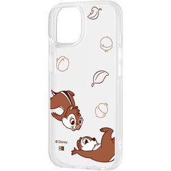 IN-DP41UK/CD6 [iPhone 15 ディズニー / ハイブリッドケース Clear Pop/チップ＆デール]