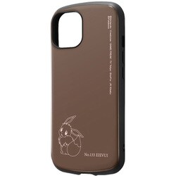 IN-PP41AC4/PK32 [iPhone 15 ポケットモンスター / 耐衝撃ケース MiA/イーブイ_ココアブラウン]