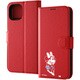 IJ-DP41ELC1R/MN24 [iPhone 15 ディズニー / 手帳型レザーケース マグネット/ミニーマウス_sitting2]