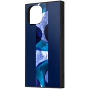 INQ-CP41K3TB/SP3 [iPhone 15 耐衝撃 ハイブリッドケース KAKU/ストライプ/ブルー]