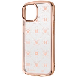 IN-DP41TC13PG/MN11 [iPhone 15 ディズニー / TPUソフトケース METAMORU/ミニーマウス総柄_メタリック]
