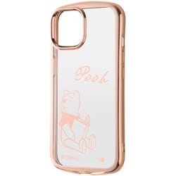 IN-DP41TC13PG/PO25 [iPhone 15 ディズニー / TPUソフトケース METAMORU/くまのプーさん_メタリック]
