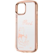 IN-DP41TC13PG/PO25 [iPhone 15 ディズニー / TPUソフトケース METAMORU/くまのプーさん_メタリック]