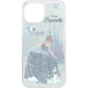 IJ-DP41LG1S/CN6 [iPhone 15 ディズニー / ラメ グリッターケース/シンデレラ_ブルードレス]