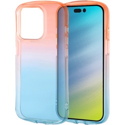 IN-P42TC12/RAM [iPhone 15 Pro 耐衝撃 TPUソフトケース グラデーション GREA/レッド/ブルー]