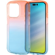 IN-P42TC12/RAM [iPhone 15 Pro 耐衝撃 TPUソフトケース グラデーション GREA/レッド/ブルー]