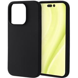IS-P42C17/B [iPhone 15 Pro ハイブリッドシリコンケース/ブラック]