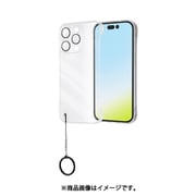 IN-P42PFC7/CM [iPhone 15 Pro 超軽量 ハードケース ウルトラライト リングストラップ付/クリア]