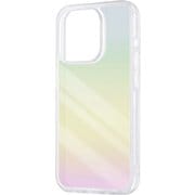 IS-P42CC11/ARM [iPhone 15 Pro ハイブリッドガラスケース/オーロラ]