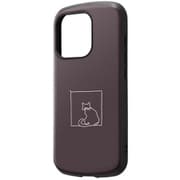 IN-CP42AC4/NK1 [iPhone 15 Pro 耐衝撃ケース MiA-collection/ネコ/グレー]