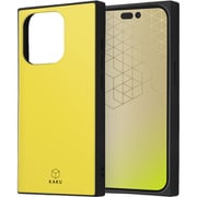 INQ-P42K3TB/Y [iPhone 15 Pro 耐衝撃 ハイブリッドケース KAKU/イエロー]