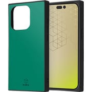 INQ-P42K3TB/G [iPhone 15 Pro 耐衝撃 ハイブリッドケース KAKU/グリーン]