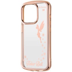 IN-DP42TC13PG/PP3 [iPhone 15 Pro ディズニー / TPUソフトケース METAMORU/ティンカー・ベル_メタリック]