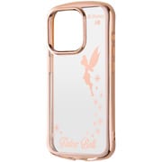IN-DP42TC13PG/PP3 [iPhone 15 Pro ディズニー / TPUソフトケース METAMORU/ティンカー・ベル_メタリック]