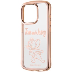 IN-WP42TC13PG/TJ54 [iPhone 15 Pro トムとジェリー / TPUソフトケース METAMORU/ジェリー_メタリック]