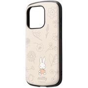 IN-BP42AC4/MF49 [iPhone 15 Pro ミッフィー / 耐衝撃ケース MiA/フラワー]