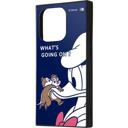 IQ-DP42K3TB/CD5 [iPhone 15 Pro ディズニー / ハイブリッドケース KAKU/チップ＆デールとドナルド]