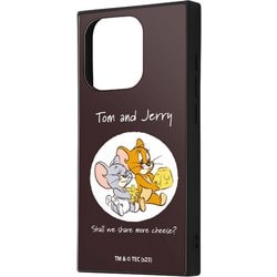 IQ-WP42K3TB/TJ22 [iPhone 15 Pro トムとジェリー / ハイブリッドケース KAKU/ジェリーとタフィー_チーズ]