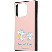 IQ-WP42K3TB/TJ28 [iPhone 15 Pro トムとジェリー / ハイブリッドケース KAKU/ジェリーとタフィー_チーズ2]
