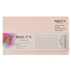 NOLTY ノート 横型スリム 横罫クロス ピンク NTBNT3105